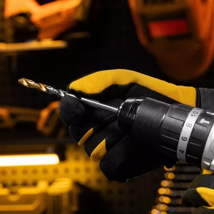 Сверло спиральное по металлу Denzel 7,5 x 109 мм, Р6М5, Golden Tip, 718238 купить в Кургане