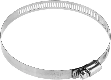 Хомуты ЗУБР &quot;ЭКСПЕРТ&quot;, нерж. сталь, просечная лента 12 мм, 105-127 мм, 2 шт 37815-105-127-2 купить в Кургане