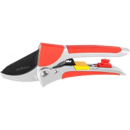 Секатор GRINDA "EXPERT", алюминиевые ручки, упорная пластина, храповый механизм, 200мм 8-423037_z01 купить в Кургане