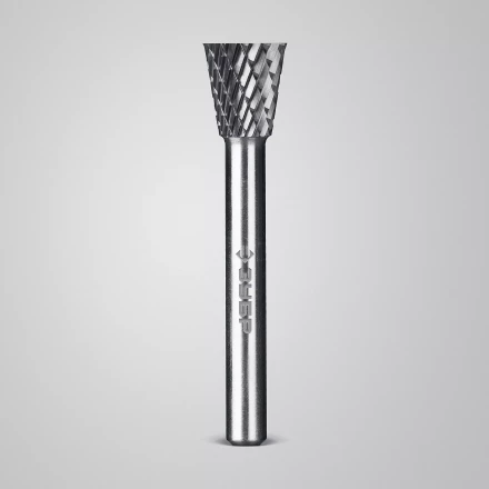 Зубр Твердосплавная борфреза N - обратный конус, 12 х 13 мм, угол 30° (28812-12-13) купить в Кургане