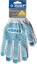 ЗУБР ТОЧКА+, S-M, х/б перчатки с покрытием из ПВХ-геля, противоскользящие, точки увеличенного размера, 13 класс, Профессионал (11451-S) купить в Кургане
