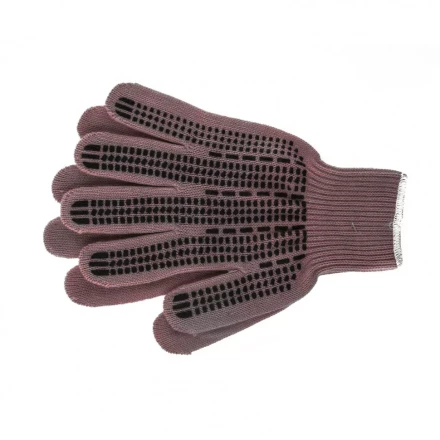 Перчатки трикотажные акрил ПВХ гель &quot;Протектор&quot; коралл оверлок Россия Сибртех 68668 купить в Кургане