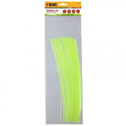Леска для триммера круглая нарезанная 2 мм х 30 см 50 шт Flex cord Denzel 96100 купить в Кургане