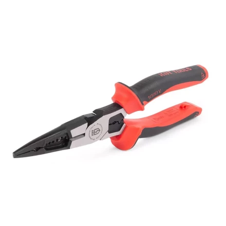 Мультитул-длинногубцы диэлектрические КВТ 200 мм, серия СТАНДАРТ (87298) купить в Кургане