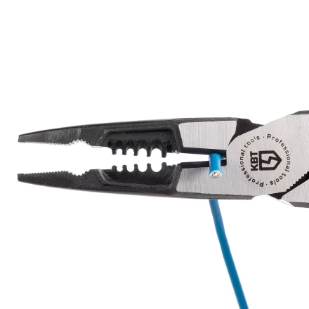 Мультитул-длинногубцы диэлектрические КВТ 200 мм, серия СТАНДАРТ (87298) купить в Кургане