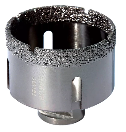 Коронка алмазная по керамограниту D 68 мм для УШМ сух. рез 48315 купить в Кургане