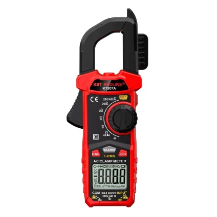 Токовые клещи цифровые КВТ KT 207A с True RMS (91919) купить в Кургане