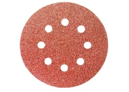 Круг абразивный на ворсовой подложке под "липучку" перфорированный P 120 125 мм 5 шт СИБРТЕХ 738067