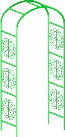 Арка садовая декоративная для вьющихся растений, 228х130см  PALISAD 69121 купить в Кургане