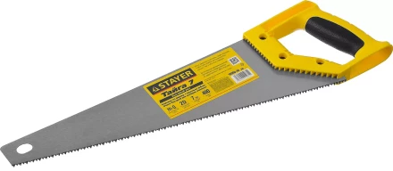 Ножовка универсальная (пила) &quot;Тайга-7&quot;, 400мм,7TPI, закаленный зуб, рез вдоль и поперек волокон, для средн заготовок, фанеры, ДСП,МДФ, STAYER 15050-40_z02 купить в Кургане