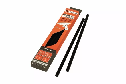 Стержень клеевой 7х200мм ЭНКОР 022 10шт черный 505022 купить в Кургане