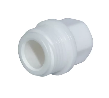 Пробка с резьбой короткая PP-R 3/4 бел.(100/1000) 45581 купить в Кургане