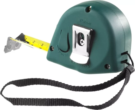 Рулетка KRAFTOOL GRAND, обрезиненный пластиковый корпус, 5м/25мм 34022-05-25 купить в Кургане