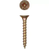 Шурупы ЗУБР "МАСТЕР" по дереву желтопассивированные, 4.0x50мм, 4000шт 4-300390-40-050