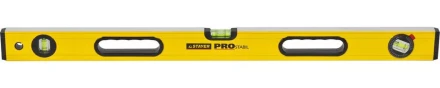 Уровень STAYER &quot;PROFI&quot; PROSTABIL профессион коробчатый, усилен, 2 фрезер поверхн, 3 ампулы (1 поворотная), ручки, 80 см 3471-080_z01 купить в Кургане
