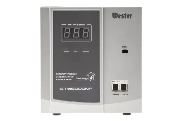 Стабилизатор напряжения WESTER STW5000NP купить в Кургане