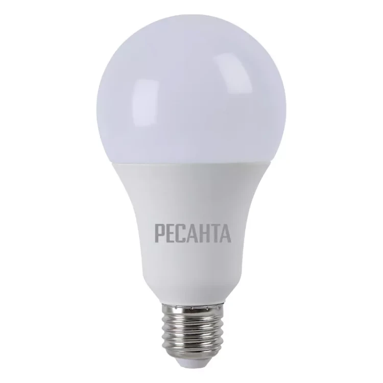 Лампа светодиодная РЕСАНТА LL-R-A80-20W-230-3K-E27 76/1/21 купить в Кургане