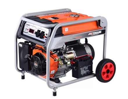 Генератор бензиновый TOR KM4800H 3,3 кВт 220В 16 л с электростартером и колесами 1011096 купить в Кургане