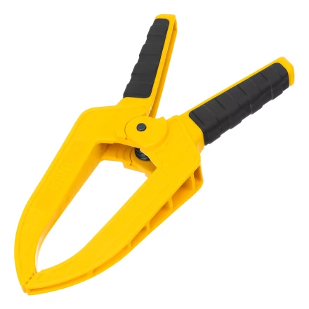 Струбцина клещеобразная Denzel, удлиненная 75 х 110 мм двухкомпонентные рукоятки, 20790 купить в Кургане