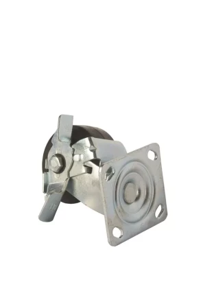 Колесо большегрузное поворотное SCdb 42 100 мм обрезиненное с тормозом (N) 1024159 купить в Кургане