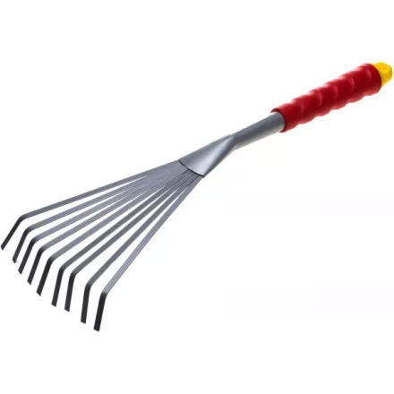 Грабельки GRINDA веерные с плоскими зубцами, из углеродистой стали с коннекторной системой, 420 мм 8-421453_z01 купить в Кургане