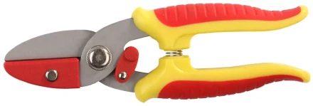 Секатор GRINDA "МИНИ" с 2-комп. ручками, с упорной наковальней, макс. диаметр реза - 8мм, 175мм 8-423285 купить в Кургане