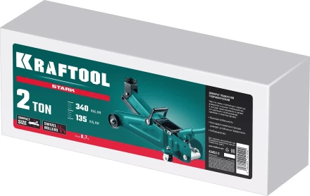 Домкрат подкатной гидравлический KRAFTOOL INDUSTRIE 43453-2 купить в Кургане