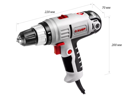 Дрель-шуруповерт сетевая в кейсе ЗСШ-300-2 К серия МАСТЕР купить в Кургане