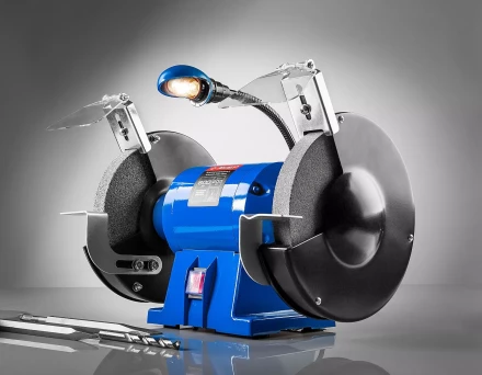 Точило с фонарем ЗТШМЭ-200-600 серия ПРОФЕССИОНАЛ купить в Кургане