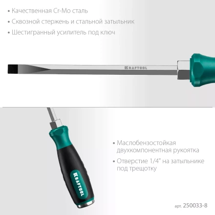 Ударные отвертки IMPACT 250033-8 купить в Кургане