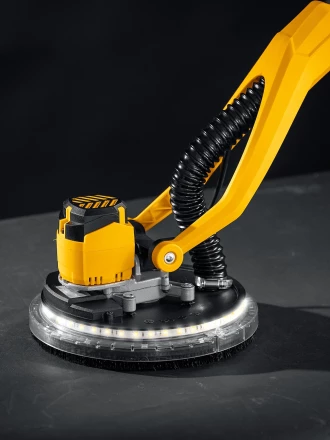 STEHER d225 мм, 500 Вт, подсветка, бесщеточная шлифовальная машина для стен (жираф), кейс (DWB-500) купить в Кургане