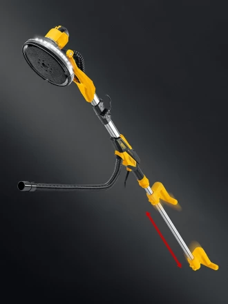 STEHER d225 мм, 500 Вт, подсветка, бесщеточная шлифовальная машина для стен (жираф), кейс (DWB-500) купить в Кургане