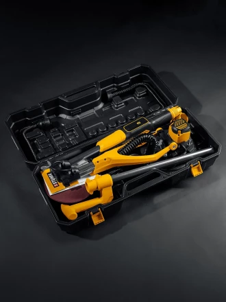 STEHER d225 мм, 500 Вт, подсветка, бесщеточная шлифовальная машина для стен (жираф), кейс (DWB-500) купить в Кургане