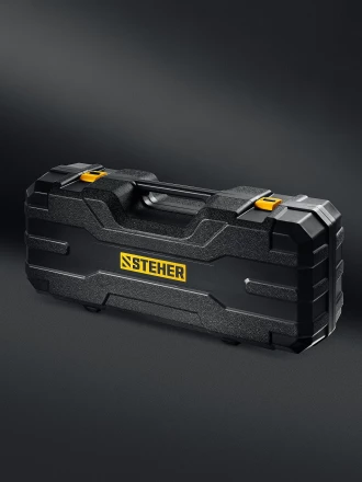 STEHER d225 мм, 500 Вт, подсветка, бесщеточная шлифовальная машина для стен (жираф), кейс (DWB-500) купить в Кургане