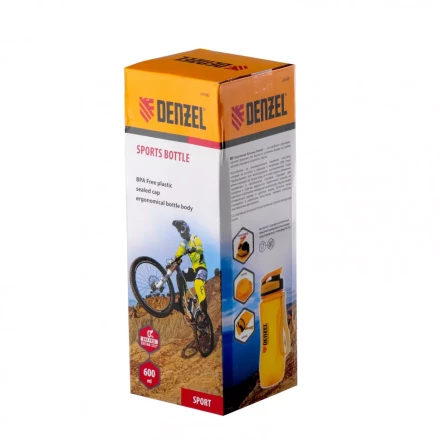 Бутылка спортивная 600 мл Denzel 69490 купить в Кургане