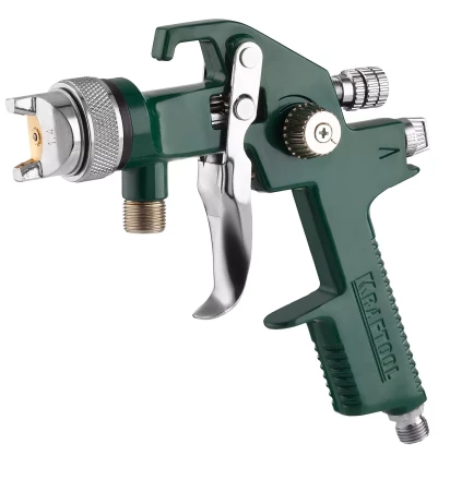 Краскопульт пневматический KRAFTOOL AirKraft, HVLP, с нижним бачком, 1,4мм 06520-1.4 купить в Кургане