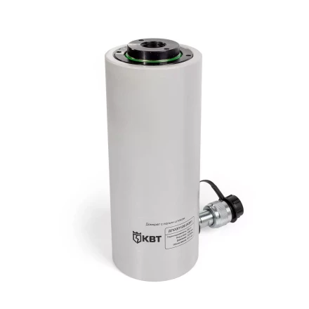 Домкрат с полым штоком КВТ ДП-100П75 серия ПРОФИ (84592) купить в Кургане