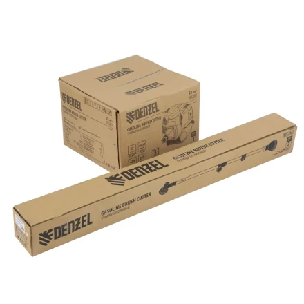 Триммер бензиновый DTL-33S, 33 см3, разъемная штанга, состоит из 2 частей Denzel 96262 купить в Кургане