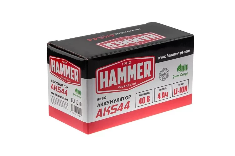 Аккумулятор HAMMER AKS44 (40В 4Ач Li-ion) купить в Кургане