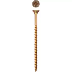 Шурупы ЗУБР "МАСТЕР" по дереву желтопассивированные, 6.0x100мм, 6шт 300396-60-100