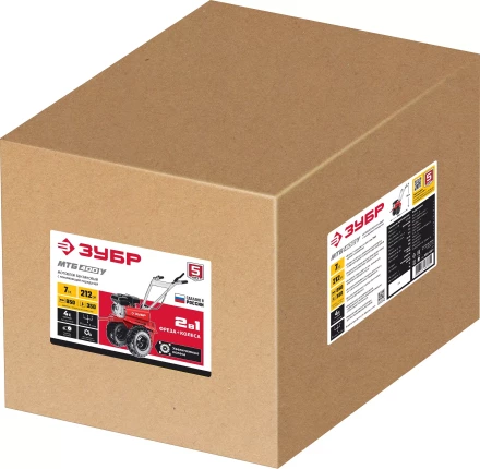 ЗУБР увеличенные колеса, 7 л.с., мотоблок с понижающей передачей (МТБ-400 У) купить в Кургане