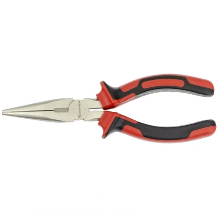 Длинногубцы NICKEL 160 мм прямые никелированные двухкомпонентные рукоятки MTX 171649 купить в Кургане