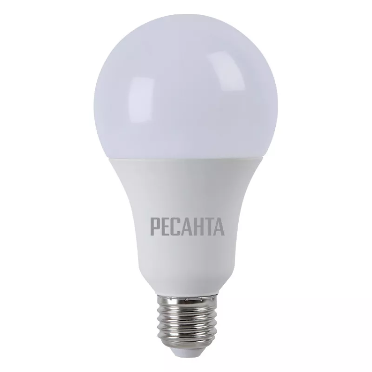 Лампа светодиодная РЕСАНТА LL-R-A80-20W-230-4K-E27 76/1/22 купить в Кургане