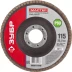Круг шлифовальный ЗУБР &quot;МАСТЕР&quot; лепестковый торцевой, зерно-электрокорунд нормальный, тип КЛТ 1, P80, 115х22,2мм 36593-115-80 купить в Кургане
