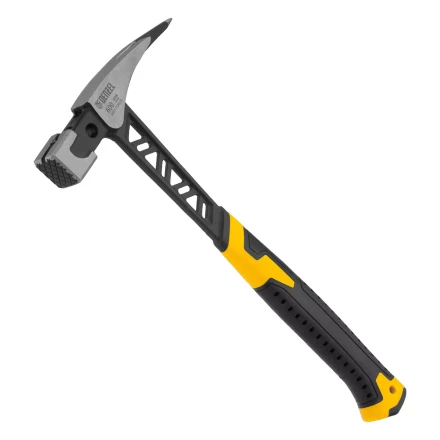 Молоток кровельщика 600 г, цельнокованый, боек с магнитом, двухкомп. обрезин. рук-ка Denzel 10623 купить в Кургане