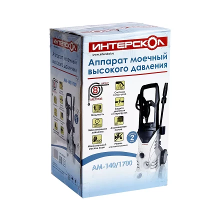 Минимойка-мойка высокого давления ИНТЕРСКОЛ АМ-140/1700 купить в Кургане