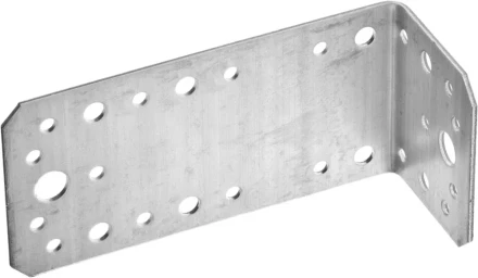 Крепежный уголок ЗУБР &quot;МАСТЕР&quot; асимметричный, 65х50х130мм, 20шт 310155-65 купить в Кургане