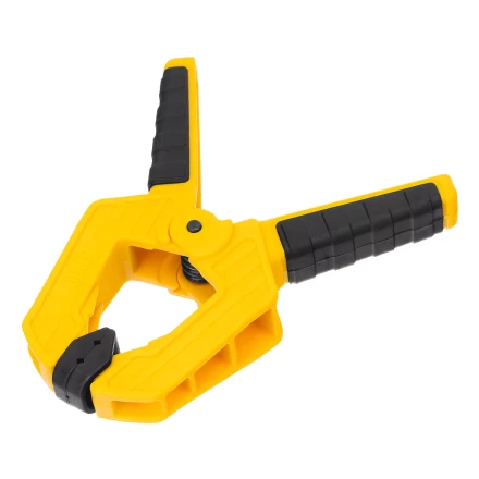 Струбцина клещеобразная Denzel, усиленная 50 х 35 мм, двухкомпонентные рукоятки, 20795 купить в Кургане