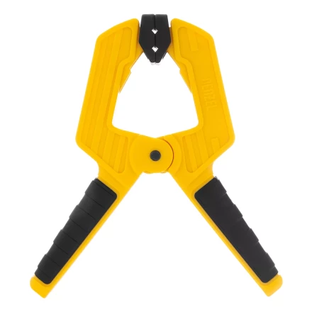 Струбцина клещеобразная Denzel, усиленная 50 х 35 мм, двухкомпонентные рукоятки, 20795 купить в Кургане