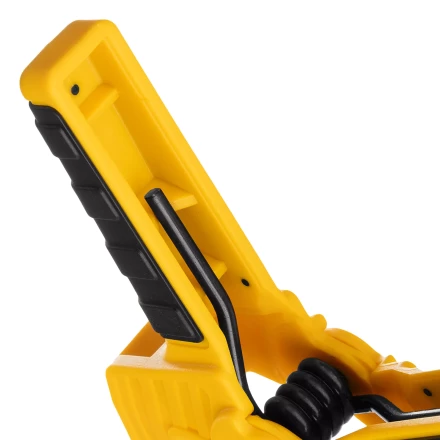 Струбцина клещеобразная Denzel, усиленная 50 х 35 мм, двухкомпонентные рукоятки, 20795 купить в Кургане